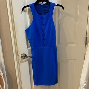 New with tags, Adalyn Ray, Royal blue sleeveless back detail cocktail dress